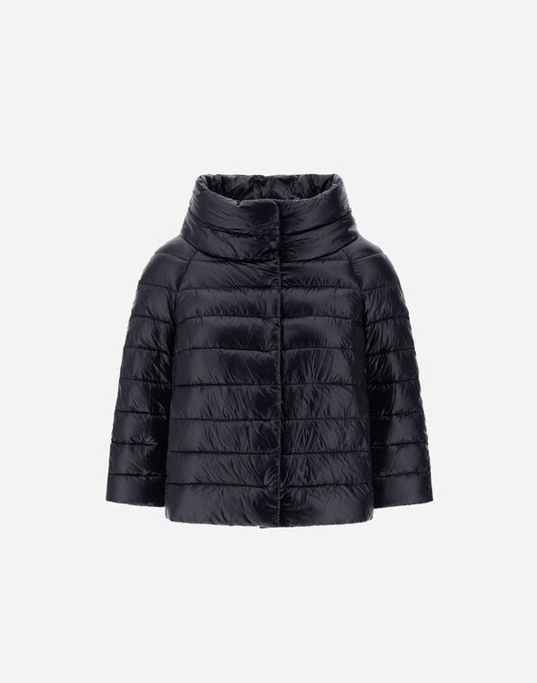 에르노 미니 케이프 레귤러 핏 블랙 PI0046DIC12017Z9300