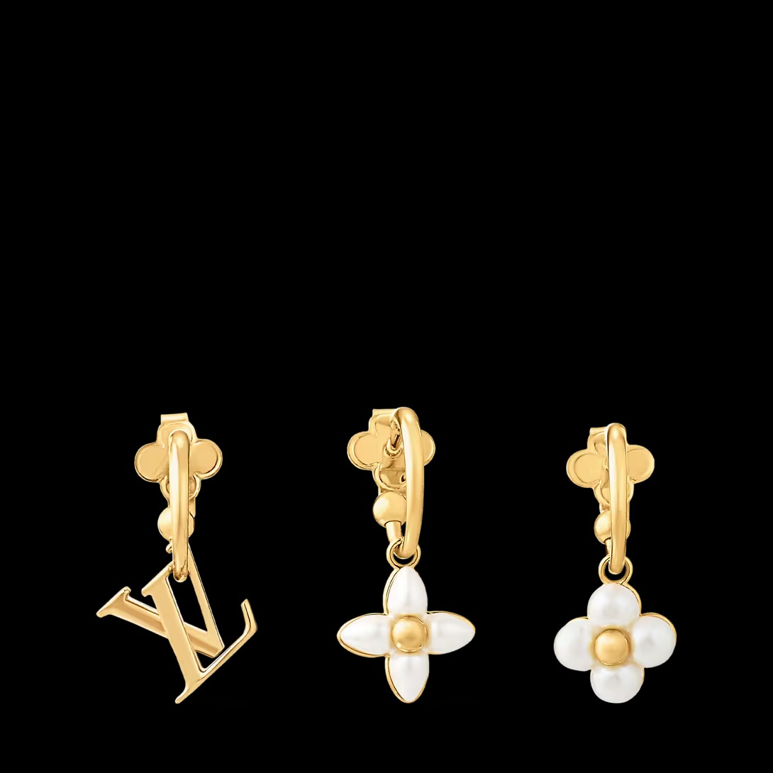 루이비통 귀걸이 세트 골드 M01025