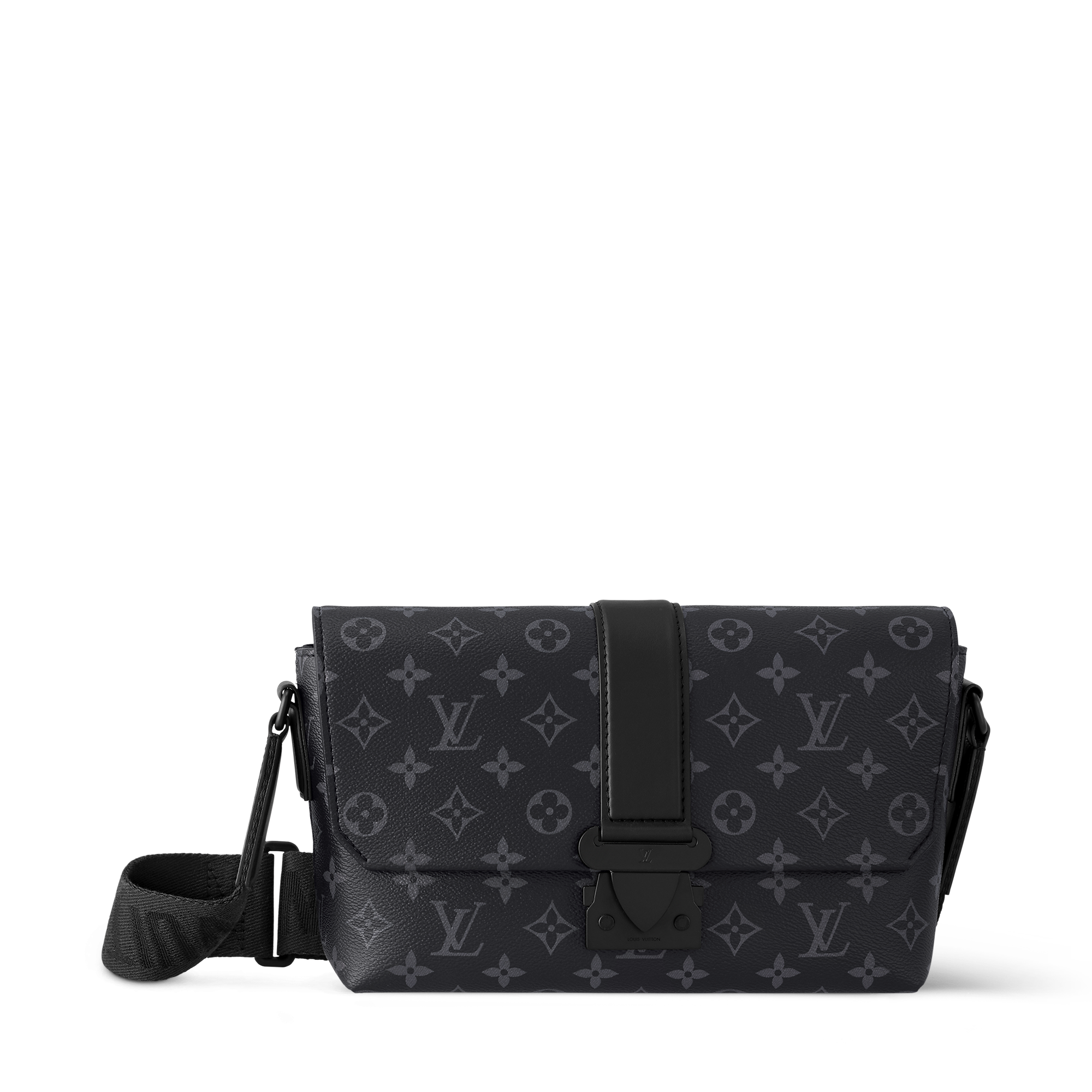 루이비통 메신저 가방 모노그램 이클립스 S-Lock 잠금 장치 스타일 코드 M46794