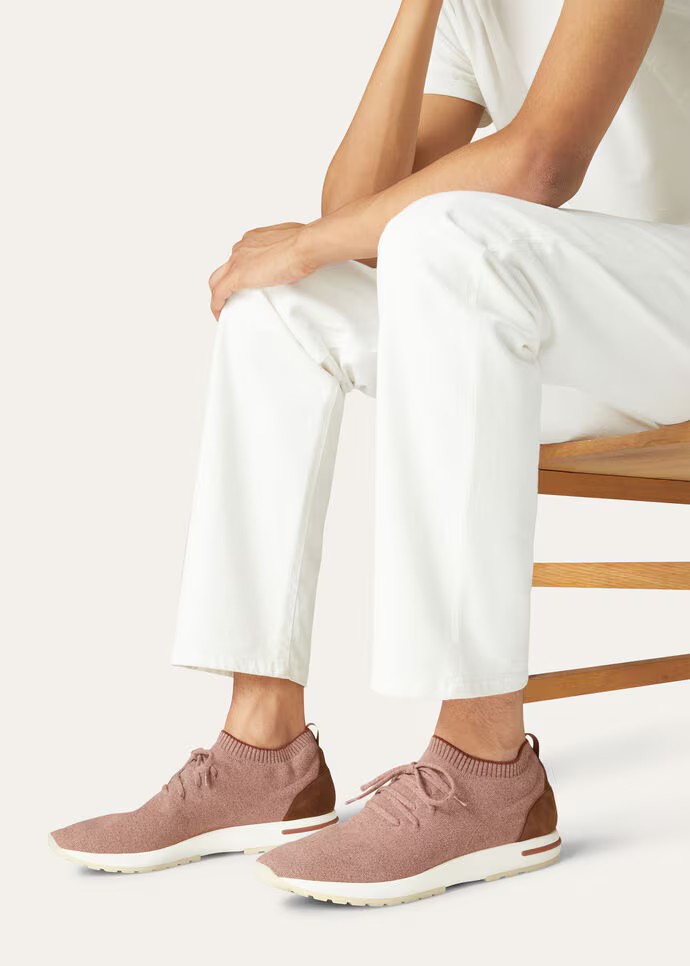 로로피아나 스니커즈 레드 샌드 멜란지 FAN9467_R0B2