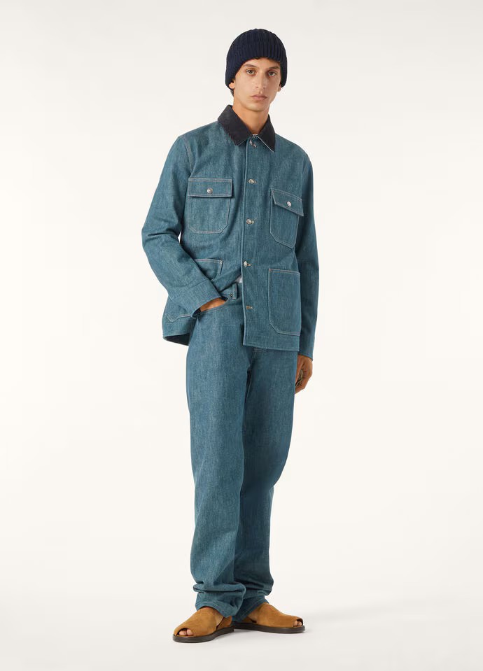 로로피아나 블루종 정규핏 코듀로이 FAP1766_W1C6